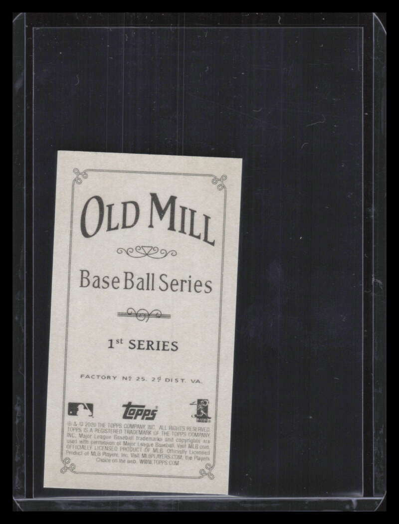 2020 Topps 206 Wave 1 Old Mill Back 46 Logan Webb Rookie