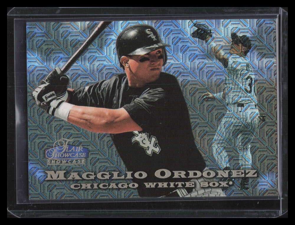 1998 Flair Showcase Row 0 32 Magglio Ordonez Rookie 481/500