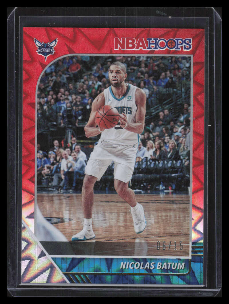 2019-20 Hoops Red Explosion 22 Nicolas Batum 6/15