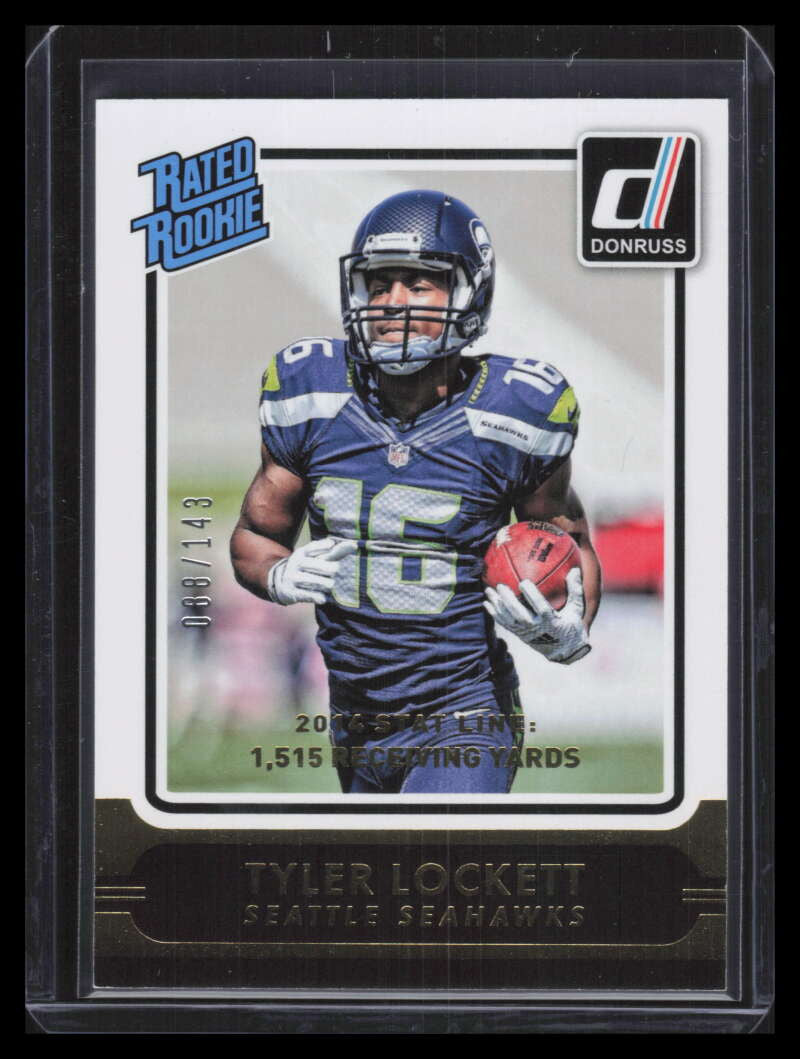 2015 Donruss Stat Line Season 218 Tyler Lockett RR Rated Rookie 88/143