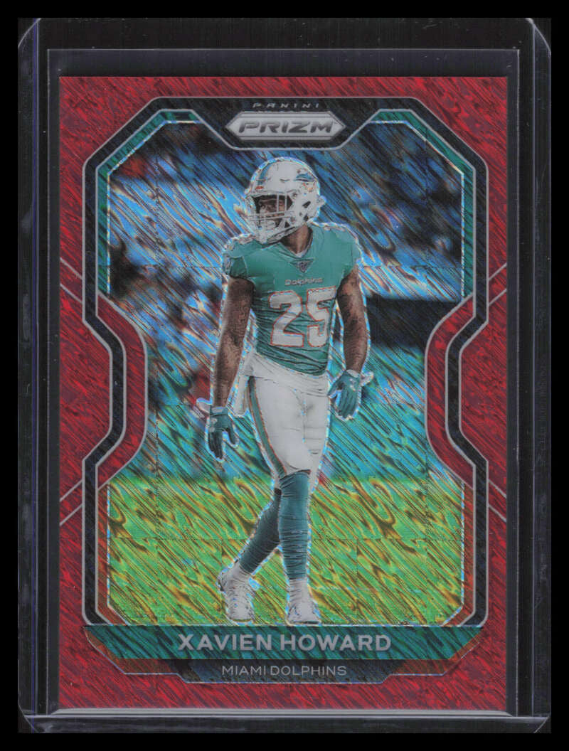 2020 Panini Prizm Prizms Red Shimmer Refractor 15 Xavien Howard 16/35