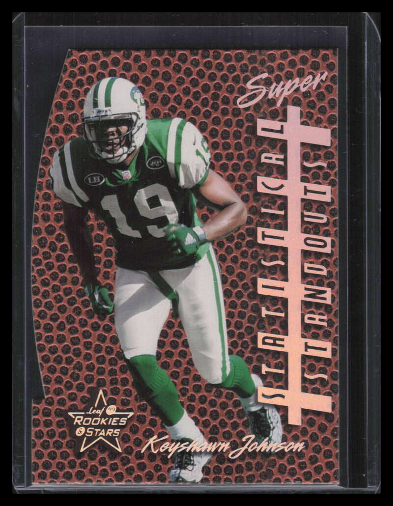 1999 Leaf Rookies and Stars Statistical Standouts Die Cut Keyshawn Johnson 21/60