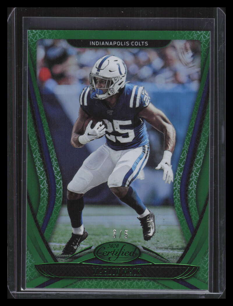 2020 Certified Mirror Green 29 Marlon Mack 3/5