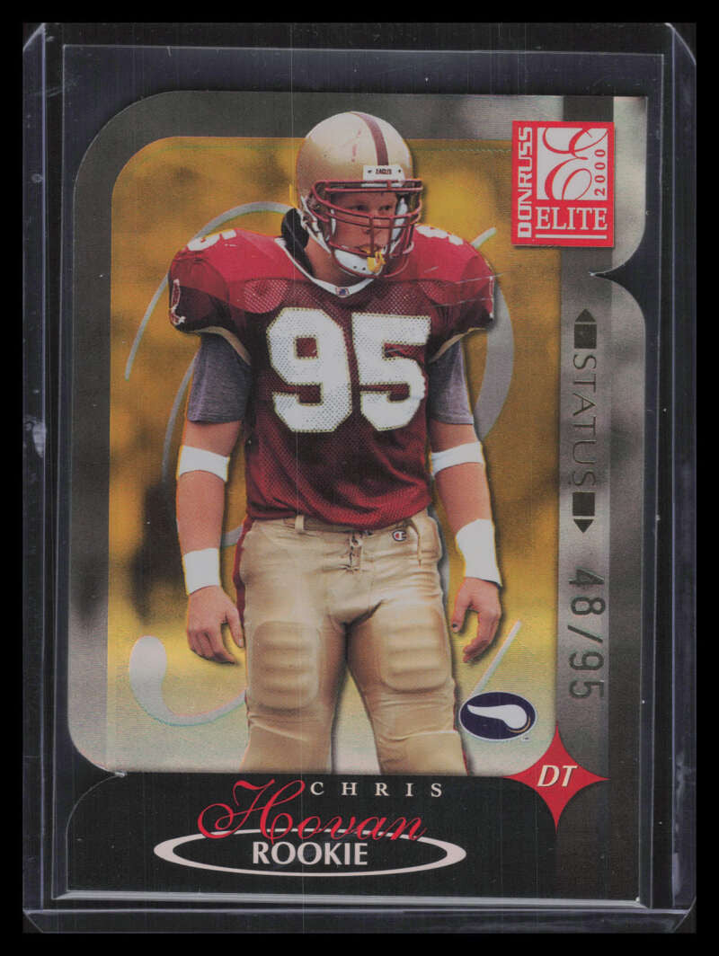 2000 Donruss Elite Status 173 Chris Hovan Rookie 48/95