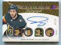 DELETE 136120 2020-21 Upper Deck Premier Autographs Gage Quinney Rookie Quad Patch Auto 5/15