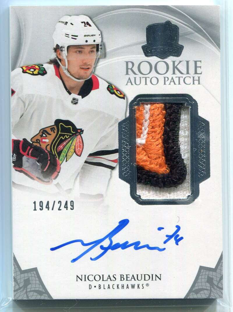 DELETE 136126 2020-21 The Cup 116 Nicolas Beaudin Rookie Patch Auto 194/249