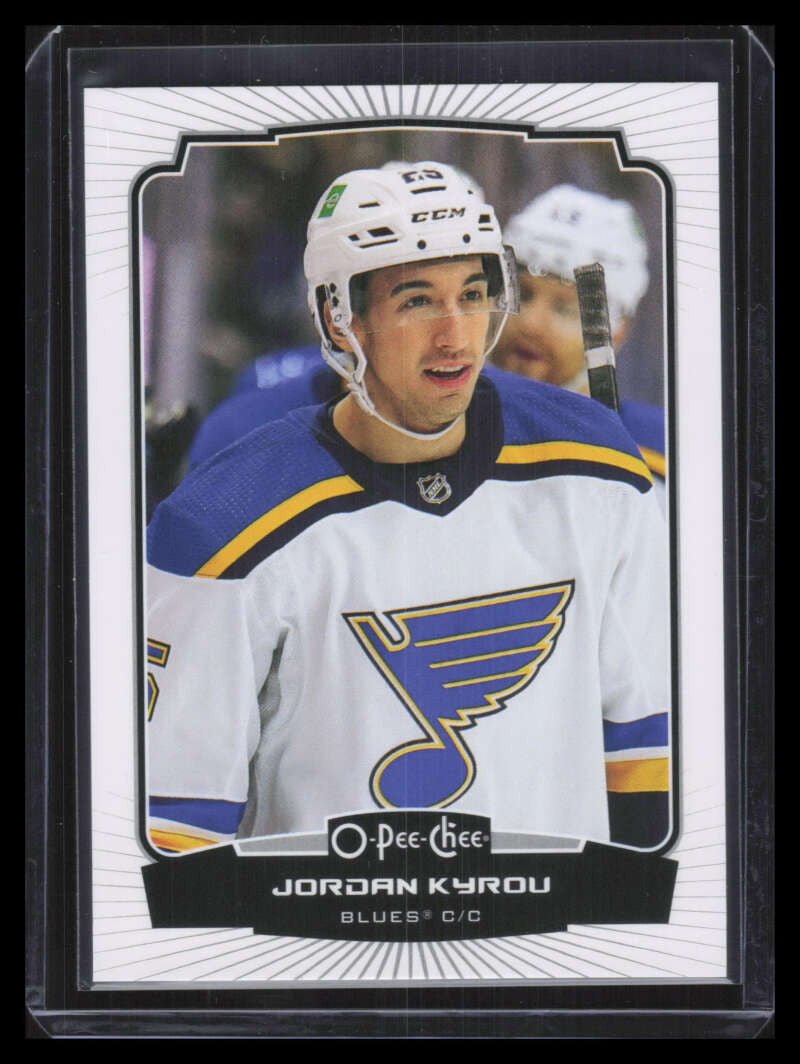 2022-23 O-Pee-Chee Variations 12b Jordan Kyrou CU Close Up Sp