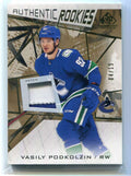 DELETE 136151 2021-22 SP Game Used Gold Premium Memorabilia Vasily Podkolzin Rookie Patch 4/15