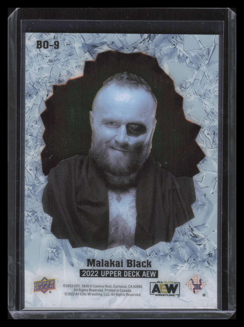 2022 Upper Deck AEW Breakouts bo9 Malakai Black