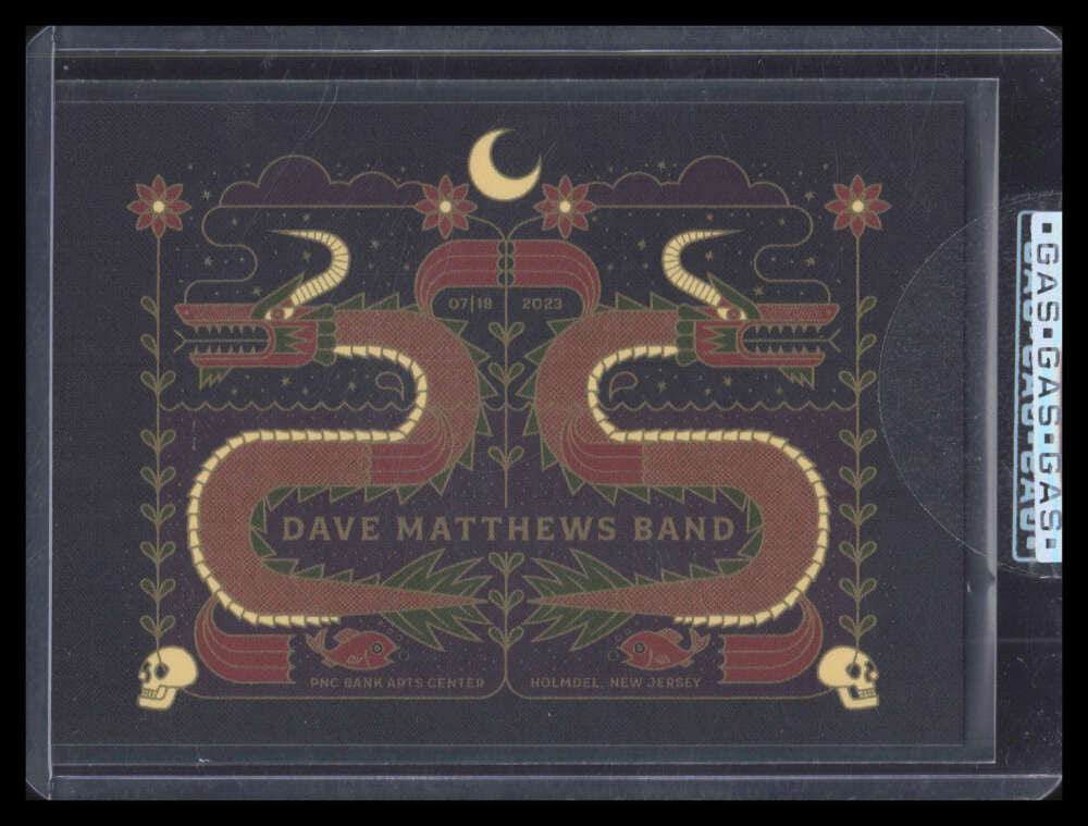 DELETE 136244 2023 Gas Dave Matthews Band PNC Bank Arts Center Poster Card 108/150