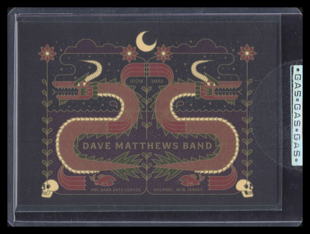 DELETE 136245 2023 Gas Dave Matthews Band PNC Bank Arts Center Poster Card 123/150