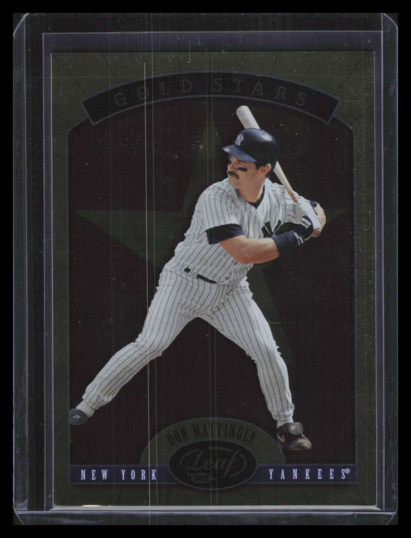 2005 Leaf Gold Stars 18 Don Mattingly