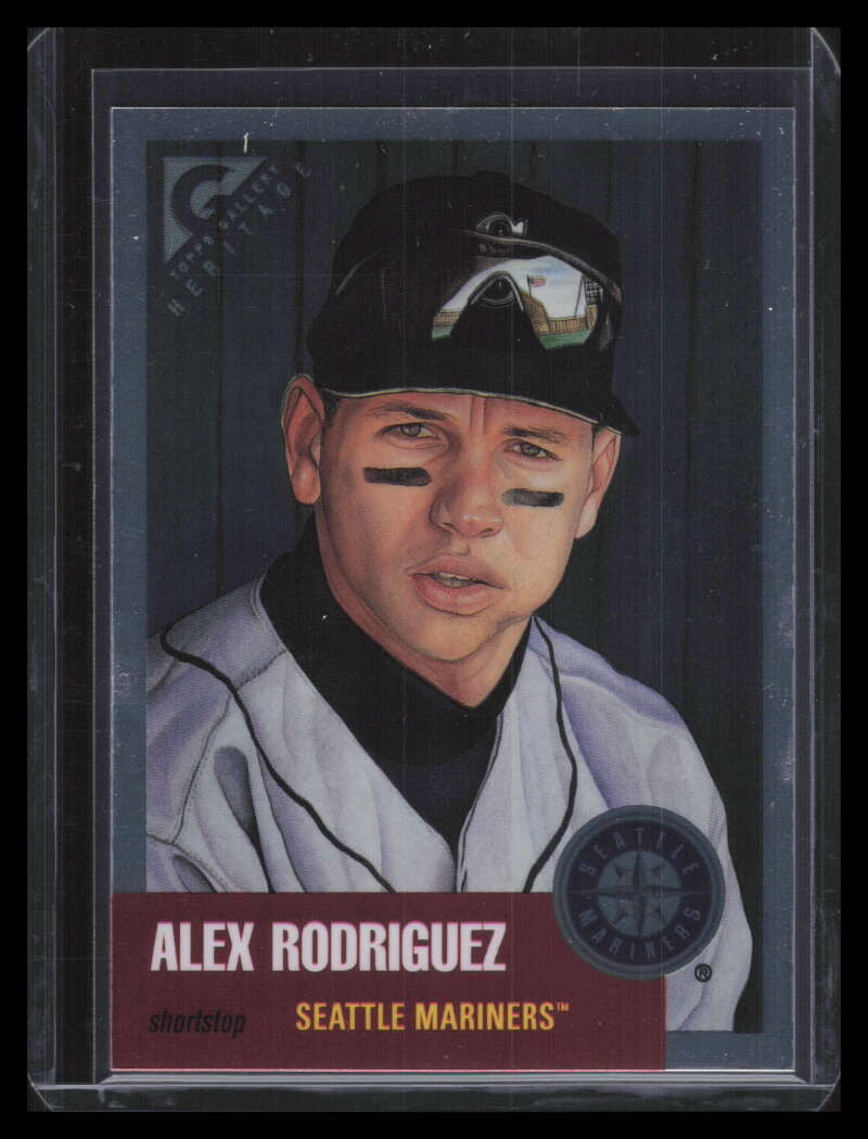 1999 Topps Gallery Heritage Proofs th7 Alex Rodriguez