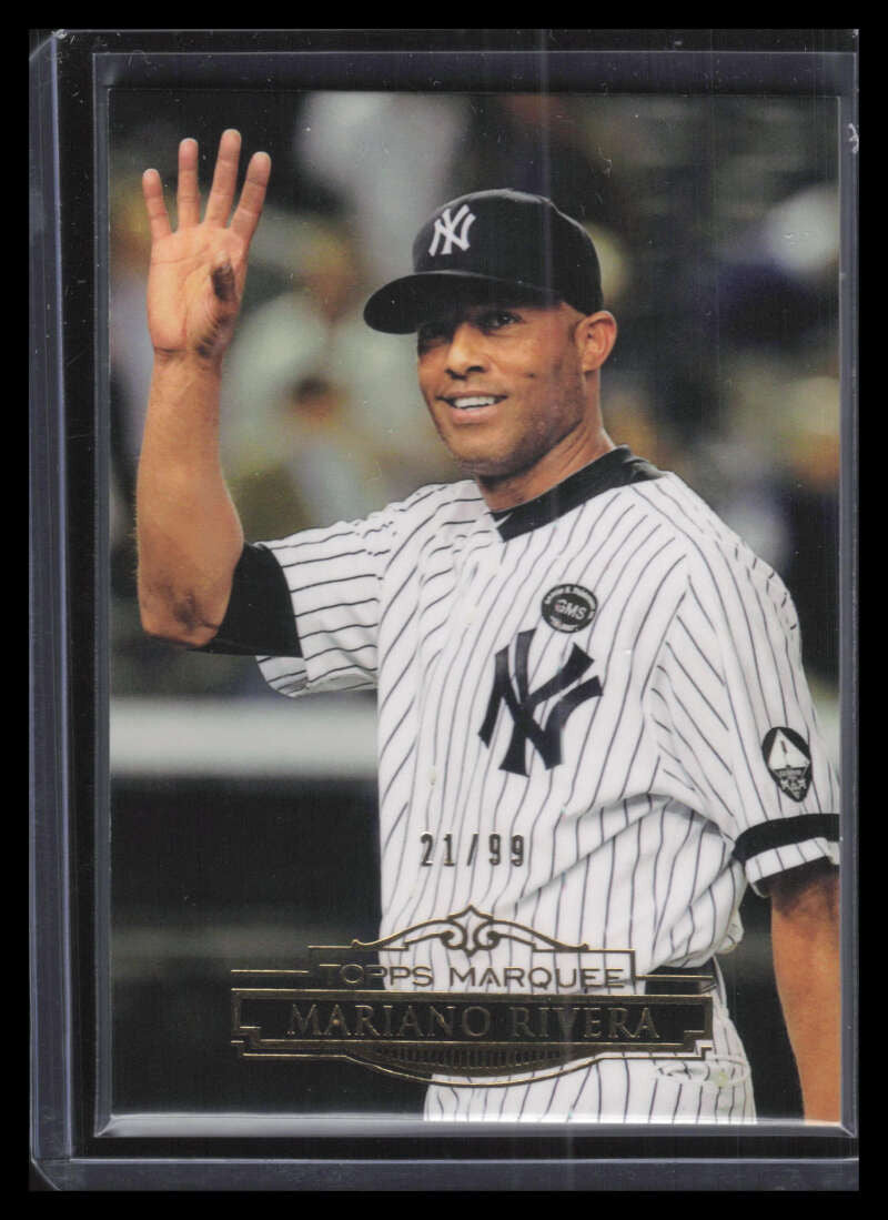 2011 Topps Marquee Gold 27 Mariano Rivera 21/99