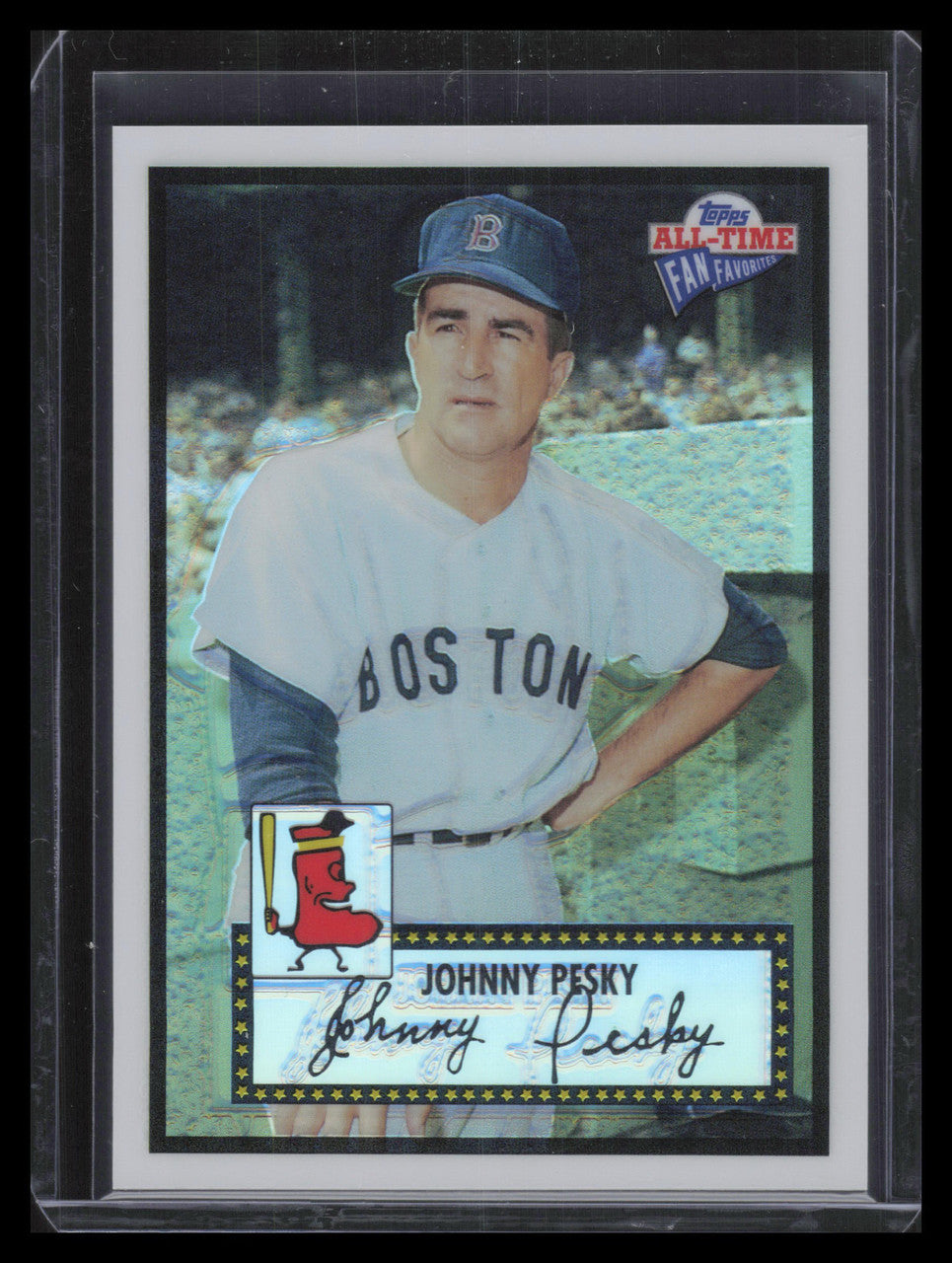 SOLD 136714 2005 Topps All-Time Fan Favorites Refractor 97 Johnny Pesky 165/299