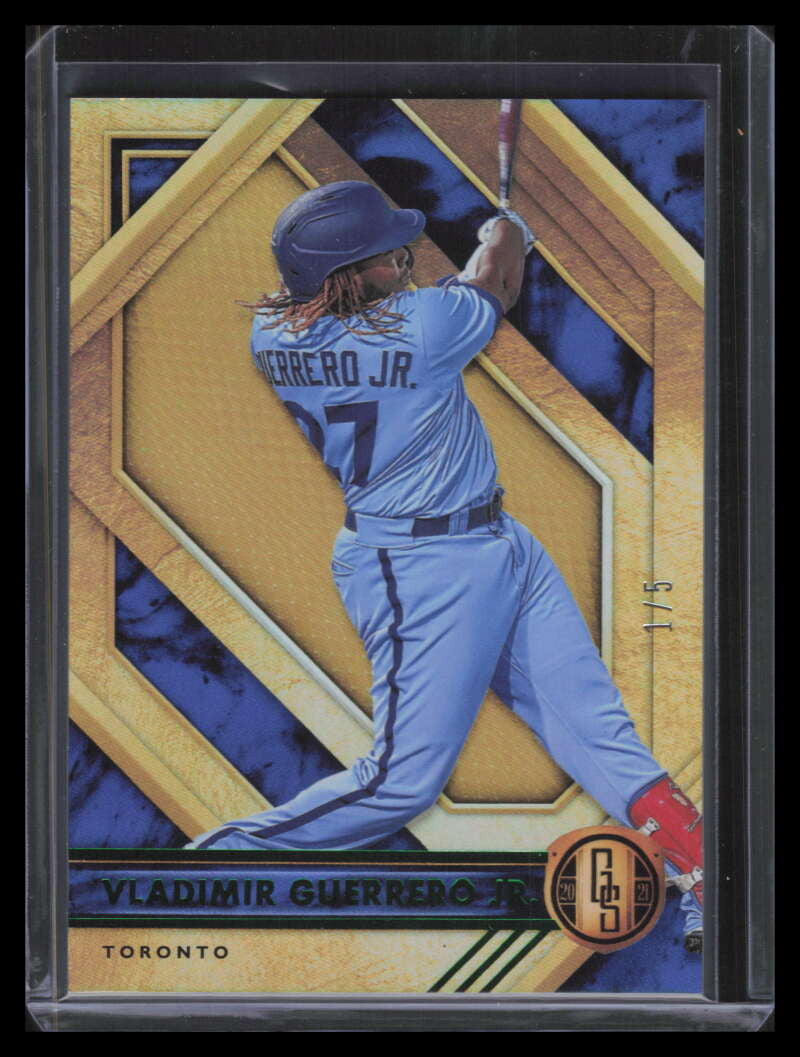 SOLD 136758 2021 Panini Gold Standard Green 7 Vladimir Guerrero Jr. 1/5
