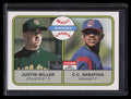 2001 Fleer Platinum Parallel 269 Justin Miller C. C. Sabathia 16/21