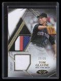 2022 Topps Tier One Relics Dual Patch t1rtg Tom Glavine Jersey Patch 22/25