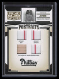 2005 Prime Patches Portraits Quad Swatch 31 Jim Thome Quad Bat Jersey 61/150