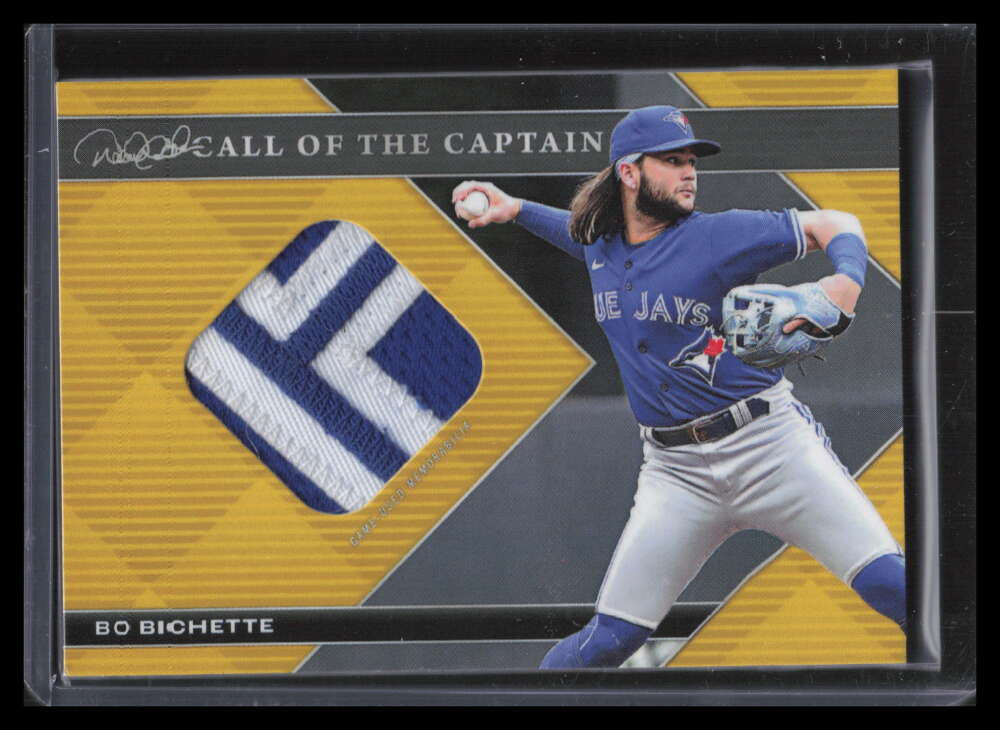 2022 Topps X Derek Jeter Call of the Captain Relics Gold 9 Bo Bichette Patch 1/1