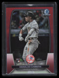 2023 Bowman Chrome Red Refractor 33 Oswaldo Cabrera Rookie 5/5