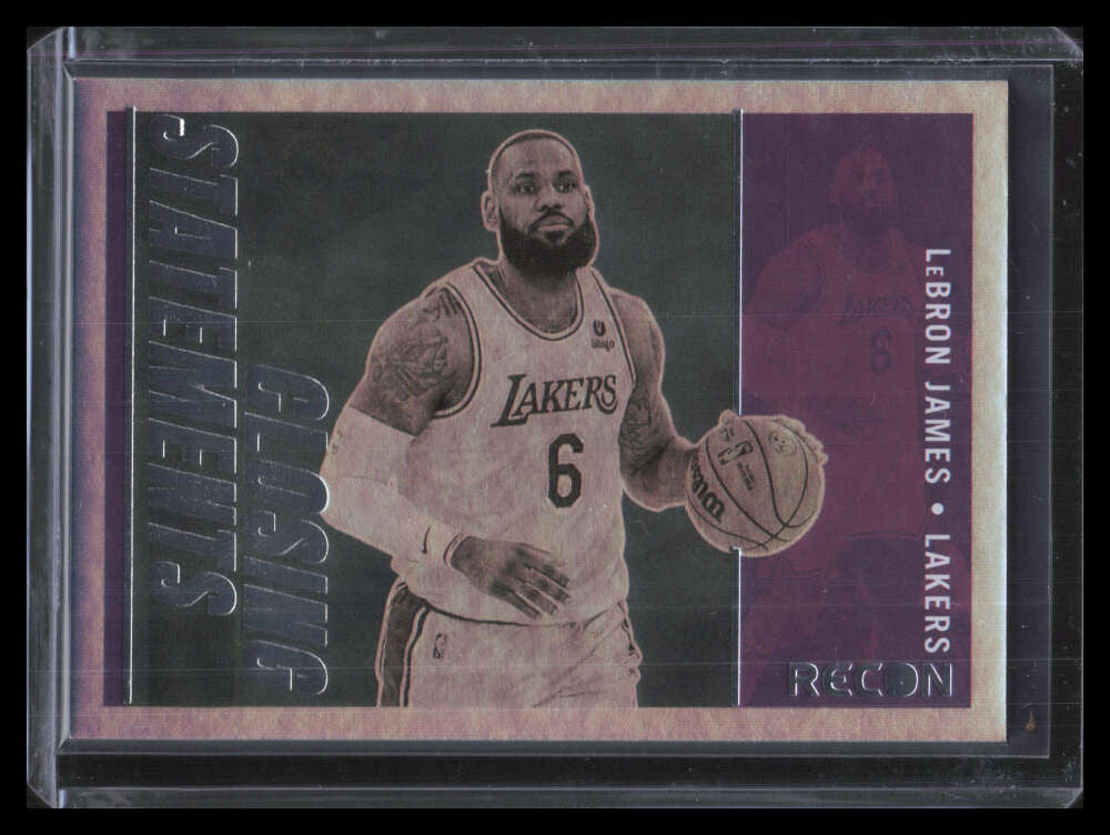 2021-22 Panini Recon Closing Statements 6 LeBron James