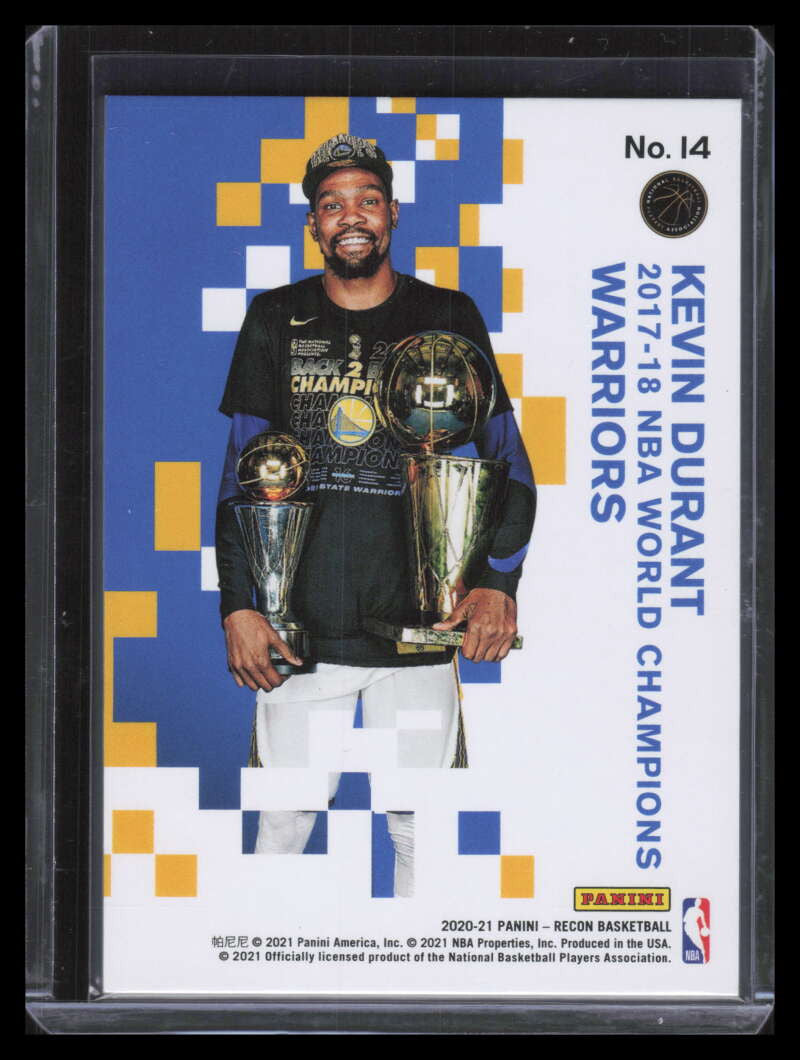 2020-21 Panini Recon Eyes on the Prize Red 14 Kevin Durant 122/199
