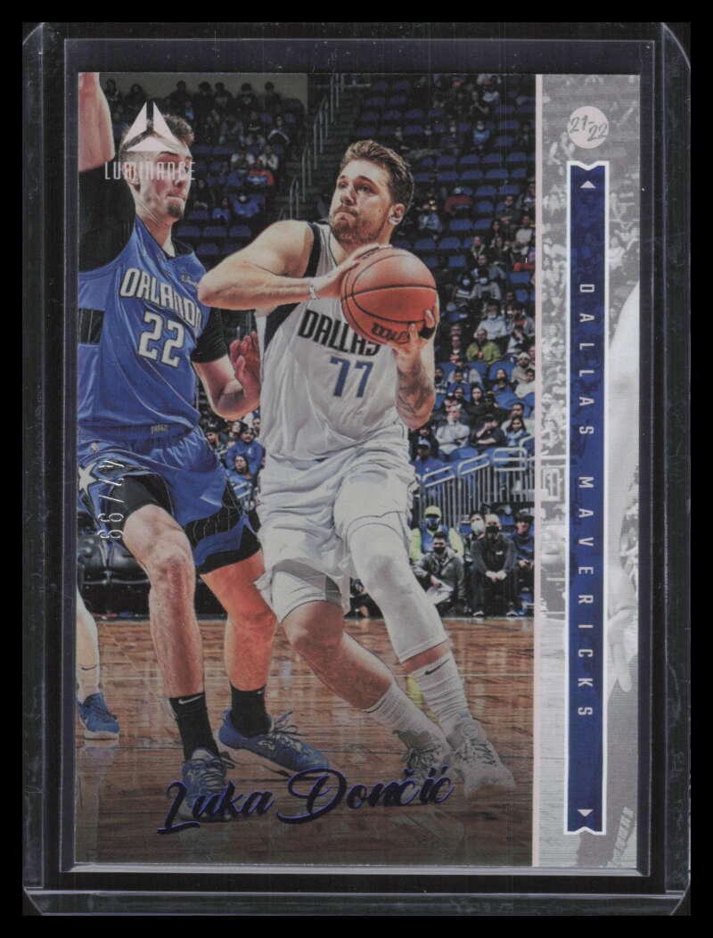 DELETE 136903 2021-22 Panini Chronicles Blue 242 Luka Doncic Luminance 47/99
