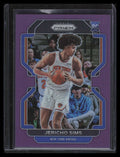 DELETE 136930 2021-22 Panini Chronicles Purple 609 Jericho Sims Prizm Update Rookie 16/49