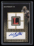 2008 Topps Letterman Autographs Superfractor Marion Barber Quad Jersey Auto 1/1