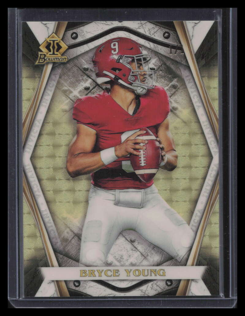 2022 Bowman Chrome University Invicta Superfractor bi3 Bryce Young Rookie 1/1