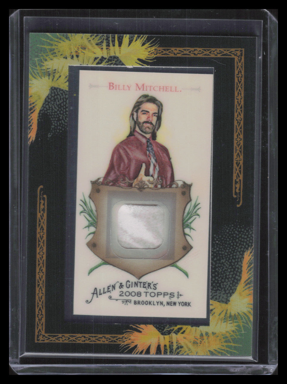 2008 Topps Allen and Ginter Relics BM Billy Mitchell Tie /250 Pac-Man