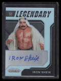 2022 Panini Prizm WWE Legendary Signatures Prizms Silver LSISH Iron Sheik Auto