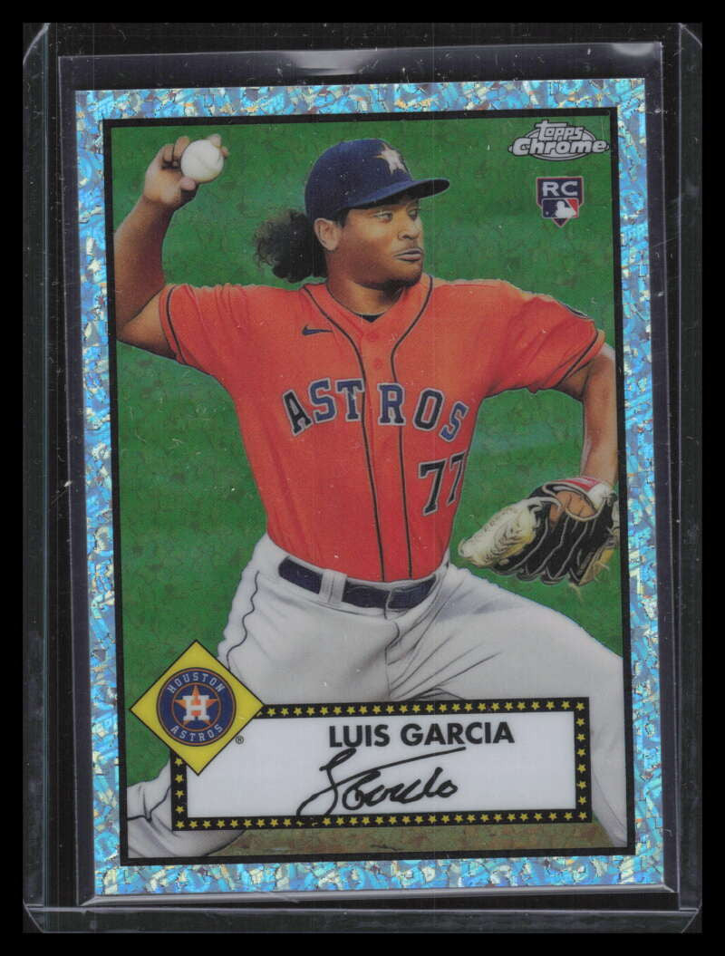 2021 Topps Chrome Platinum Mini Diamond 70th Refractor Luis Garcia Rookie 50/70