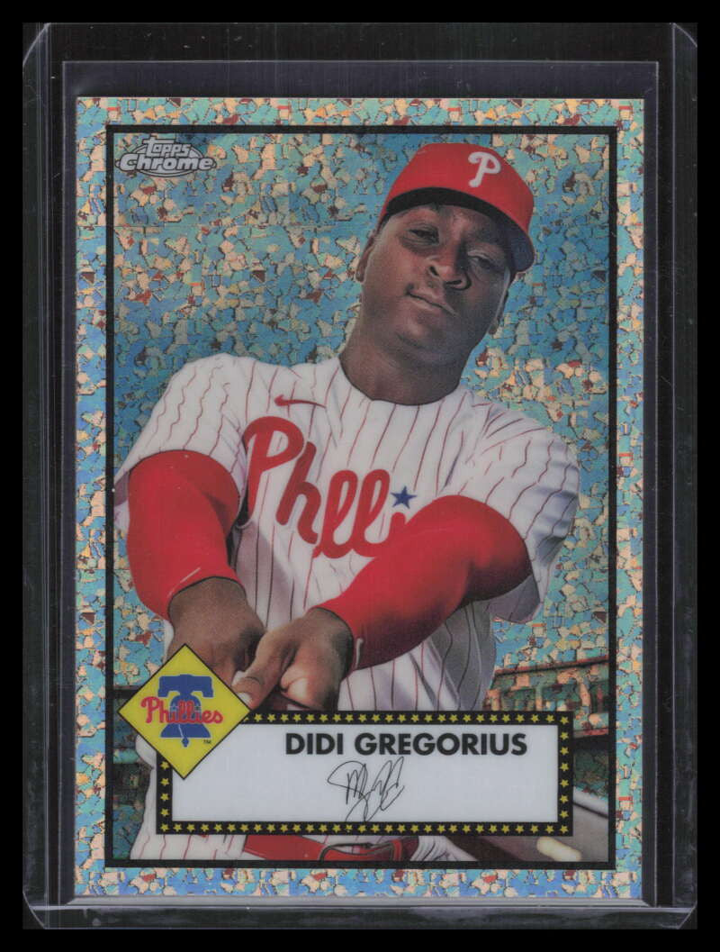 2021 Topps Chrome Platinum Rose Gold Mni Diamond Refractor Didi Gregorius 43/75