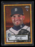 2021 Topps Chrome Platinum Orange Yellow 70th Refractor Bryan Garcia RC 10/25