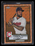 2021 Topps Chrome Platinum Rose Gold 70th Refractor 590 Domingo Santana 37/50