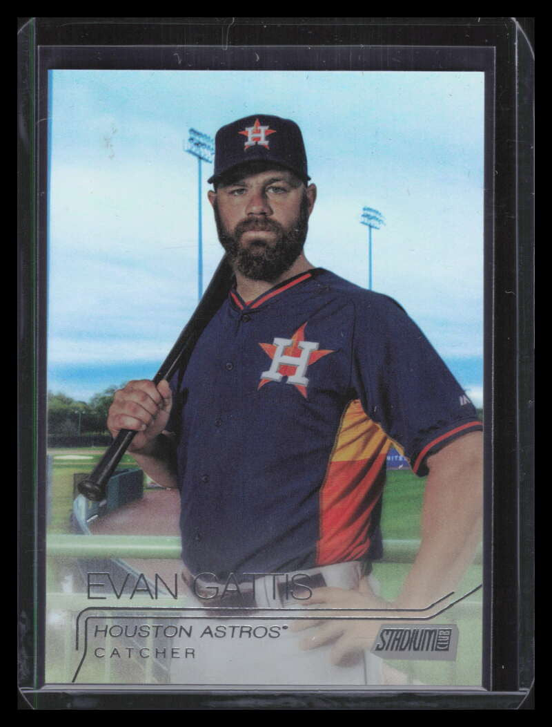 2015 Stadium Club Foilboard 97 Evan Gattis 19/25