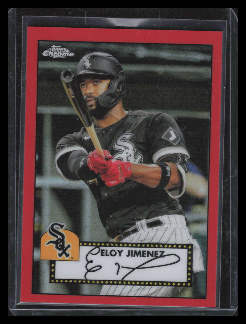 2021 Topps '52 Topps Redux Chrome Red Refractor tc5237 Eloy Jimenez 5/70