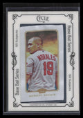 2010 Topps 206 Mini Framed Silk Cloth s50 Kendrys Morales 37/50