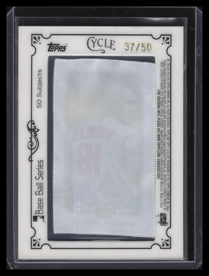 2010 Topps 206 Mini Framed Silk Cloth s50 Kendrys Morales 37/50