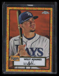 2021 Topps Chrome Platinum Orange Yellow 70th Refractor 321 Willy Adames 23/25