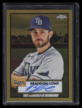 DELETE 137334 2021 Topps Chrome Platinum Autographs Gold Refractor Brandon Lowe Auto 14/50