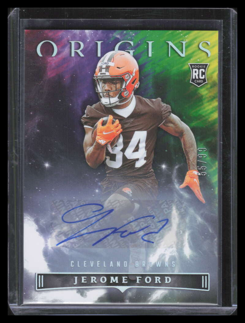 DELETE 137351 2022 Panini Origins Rookies Signatures 127 Jerome Ford Rookie Auto 55/99