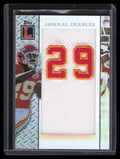 SOLD 137368 2008 Topps Letterman Jersey Number Refractor Jamaal Charles Rookie Patch 2/5