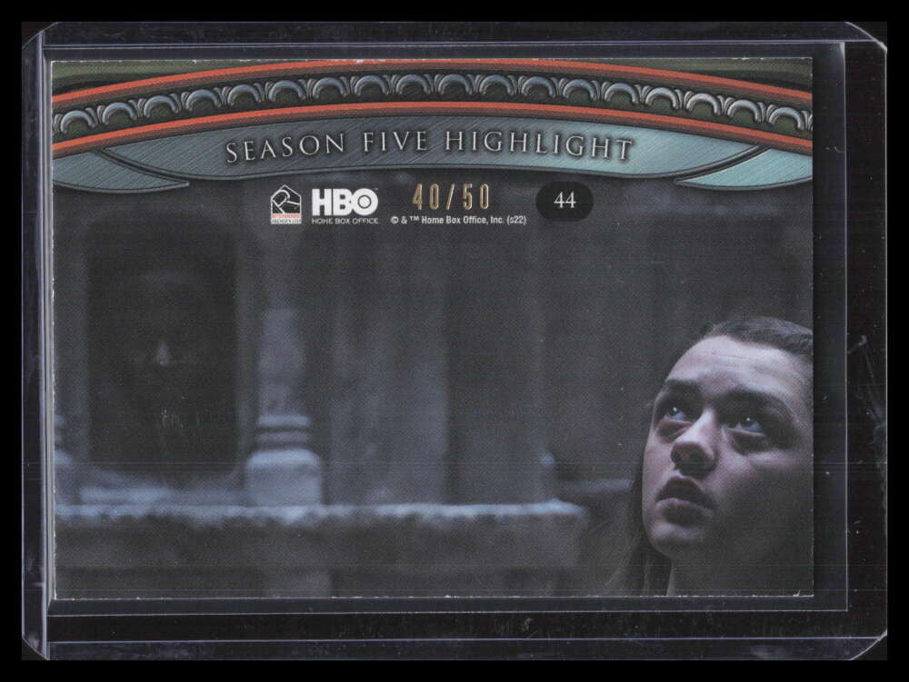 2022 Rittenhouse Game of Thrones Complete Series Gold 44 Tommen Margaery 40/50