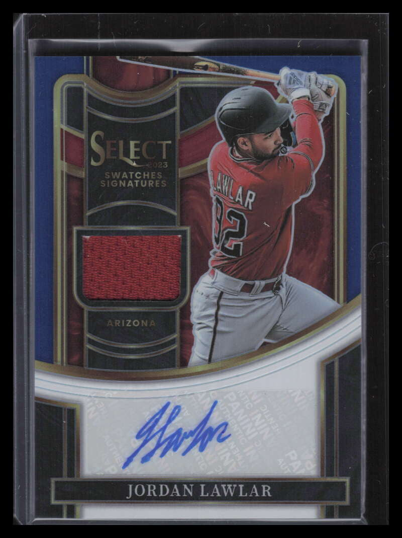 2023 Select Swatches Signatures Prizms 37 Jordan Lawlar Rookie Jersey Auto 33/49