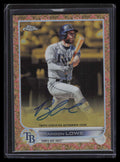 2022 Topps Gilded Chrome Gold Etch Rose Refractor GEABL Brandon Lowe Auto 16/25