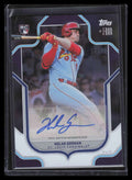 2023 Topps X J-Rod Autographs Purple Foil 66a Nolan Gorman Rookie Auto 18/75