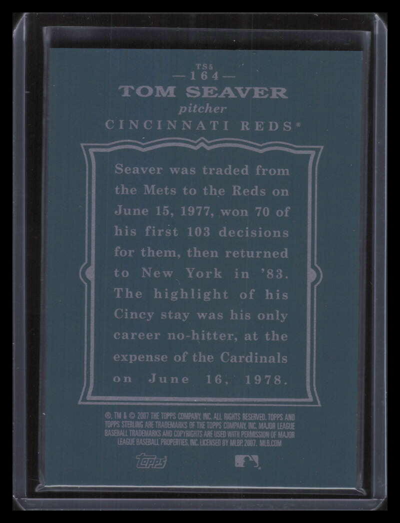 2007 Topps Sterling 164 Tom Seaver 58/250